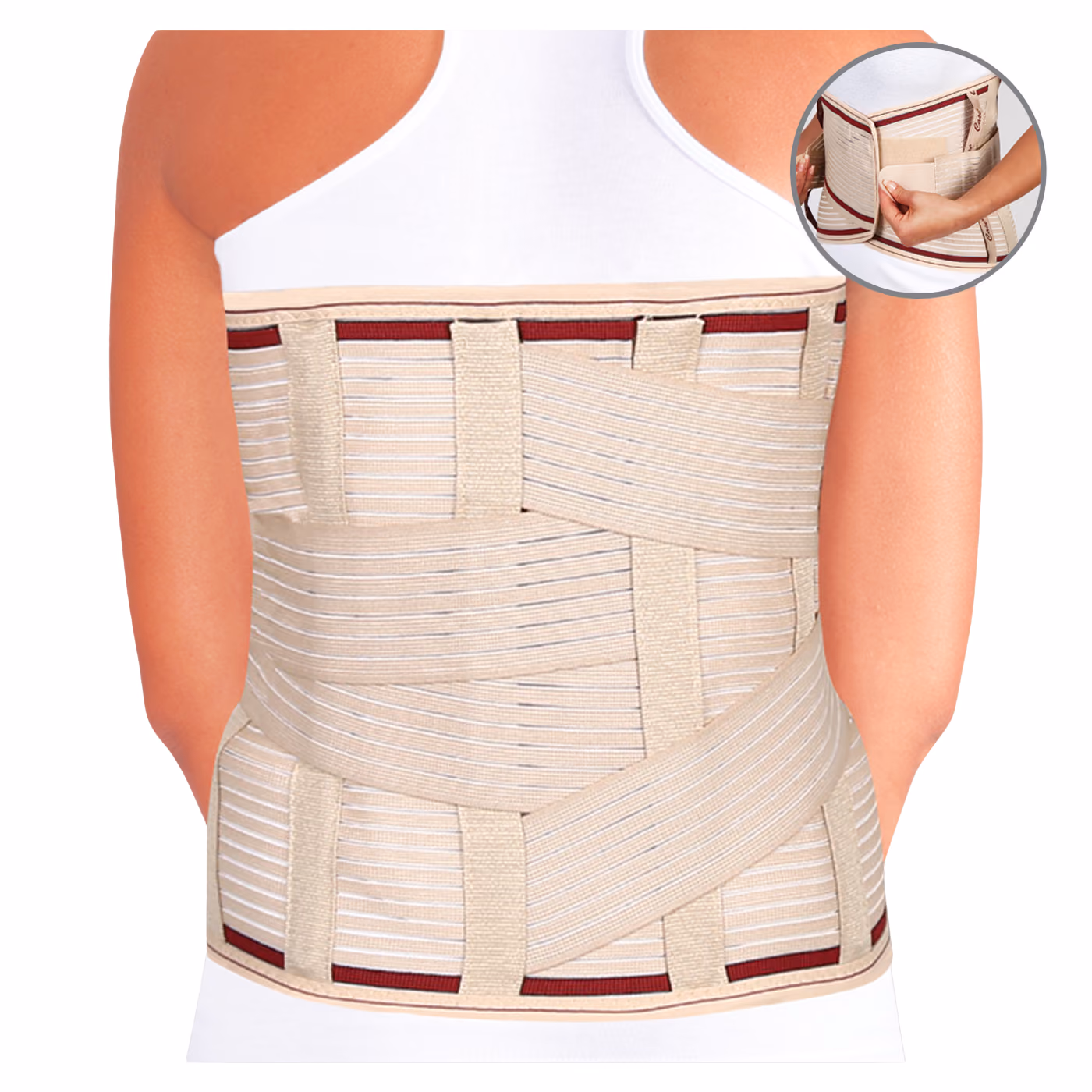Lumbosacral Corset – Short (Steel Stays)