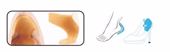 Gel Shoe Heel Grip, Black 51501