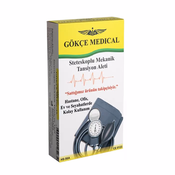 Gökçe Medical Manuel Tansiyon Aleti (Steteskoplu)