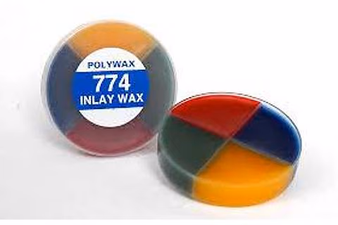 Polywax 774 Inlay Casting Wax, Four Colours