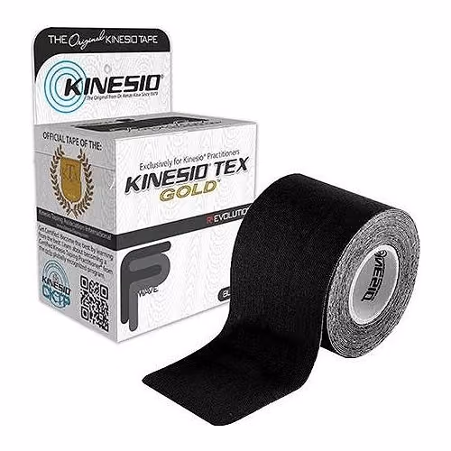 Kinesio Tex Gold Bant Siyah 5 cm × 5 m