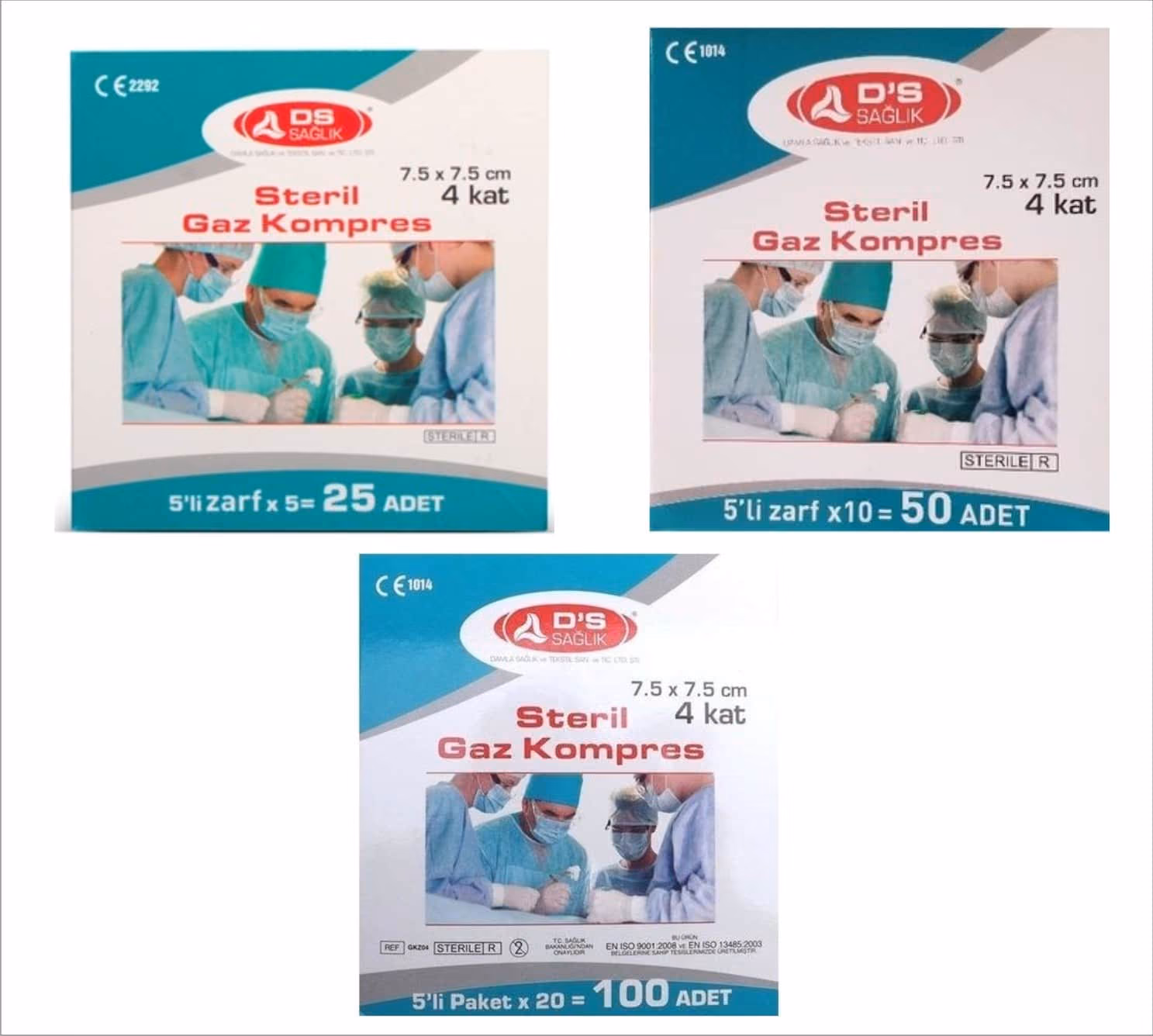 Sterile Gauze Swab 7.5 x 7.5 cm