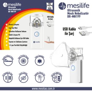 BR-MN199 ULTRASONİC MESH NEBİLİZATÖR - Görsel 3